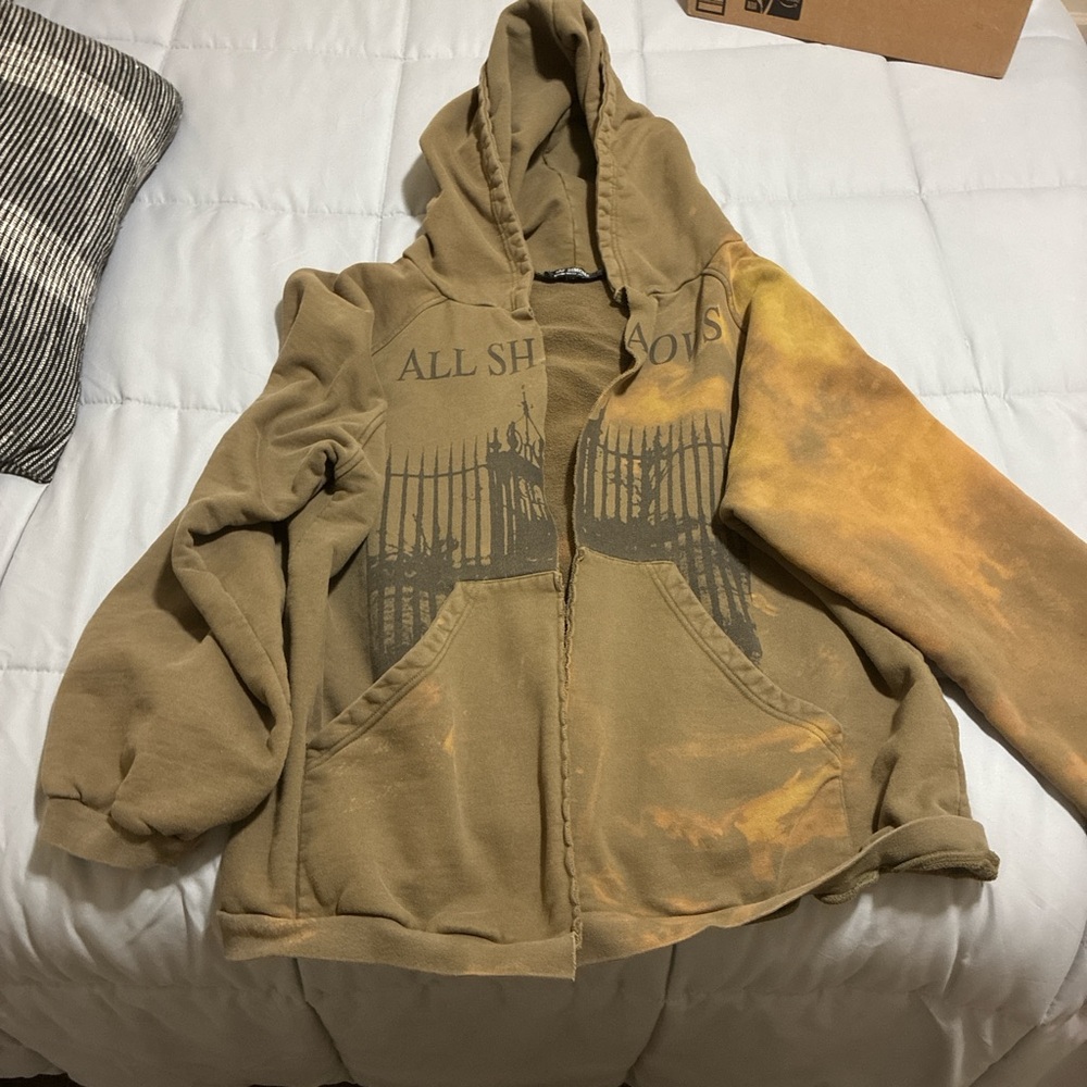 Raf Simons Olive Green Hoodie